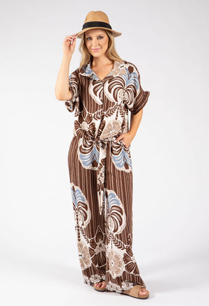 Abstract Print Blouse