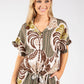 Abstract Print Blouse