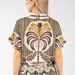 Abstract Print Blouse