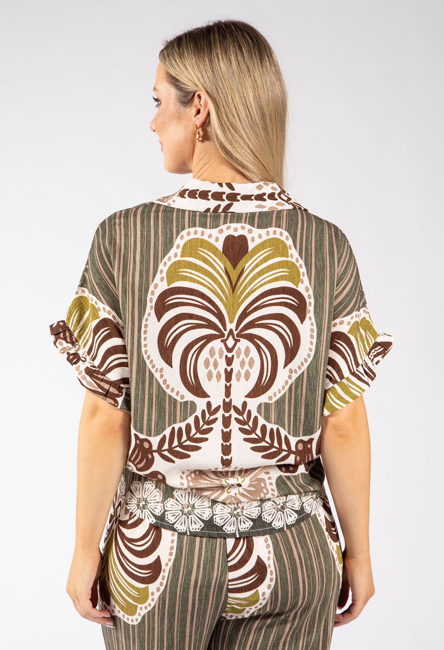 Abstract Print Blouse