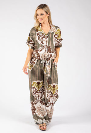 Abstract Print Blouse