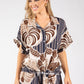 Abstract Print Blouse