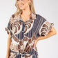 Abstract Print Blouse