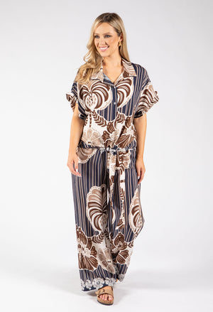 Abstract Print Blouse