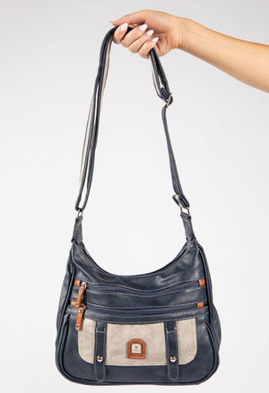 Multi Zip Crossbody Bag