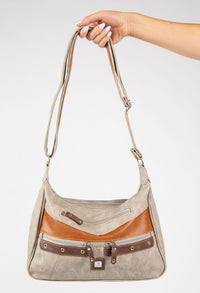 Multi Pocket Faux Leather Bag