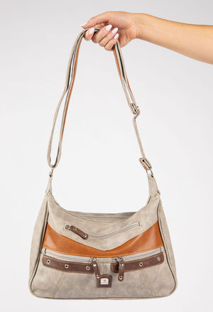 Multi Pocket Faux Leather Bag