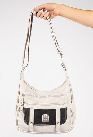 Multi Pocket Faux Leather Bag