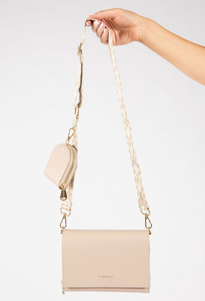 Faux Leather Crossbody Bag