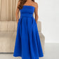 Danni Strapless Bandeau Midi Dress