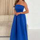 Danni Strapless Bandeau Midi Dress