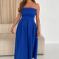 Danni Strapless Bandeau Midi Dress