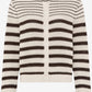 Ann Striped Knit Cardigan