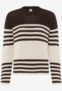 Lesley Striped Knit Jumper