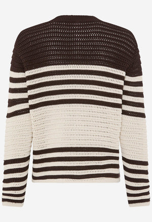Lesley Striped Knit Jumper