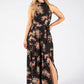Floral Halter Jumpsuit