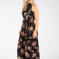 Floral Halter Jumpsuit