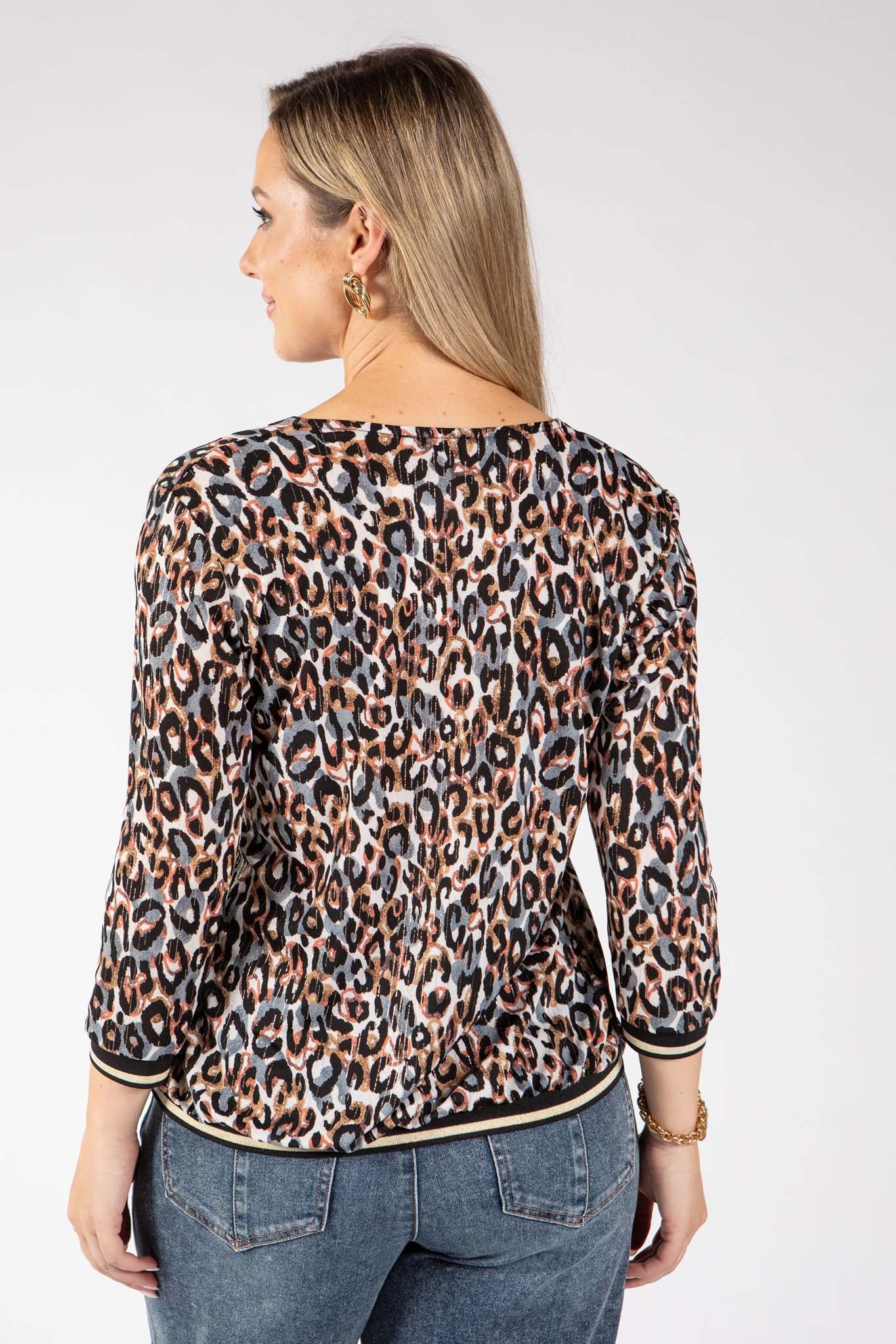 Emir Leopard Print Top