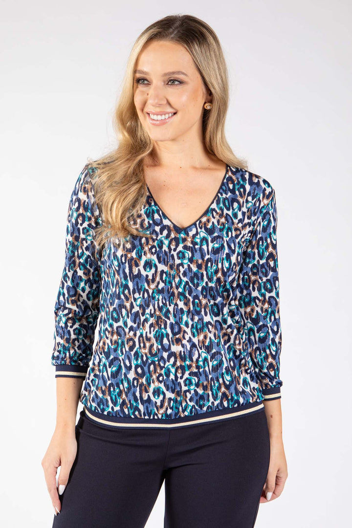 Emir Leopard Print Top