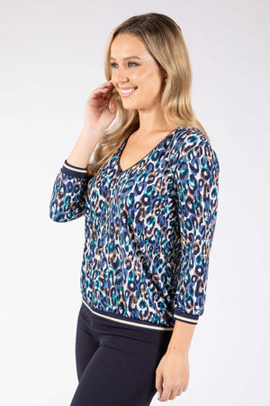 Emir Leopard Print Top