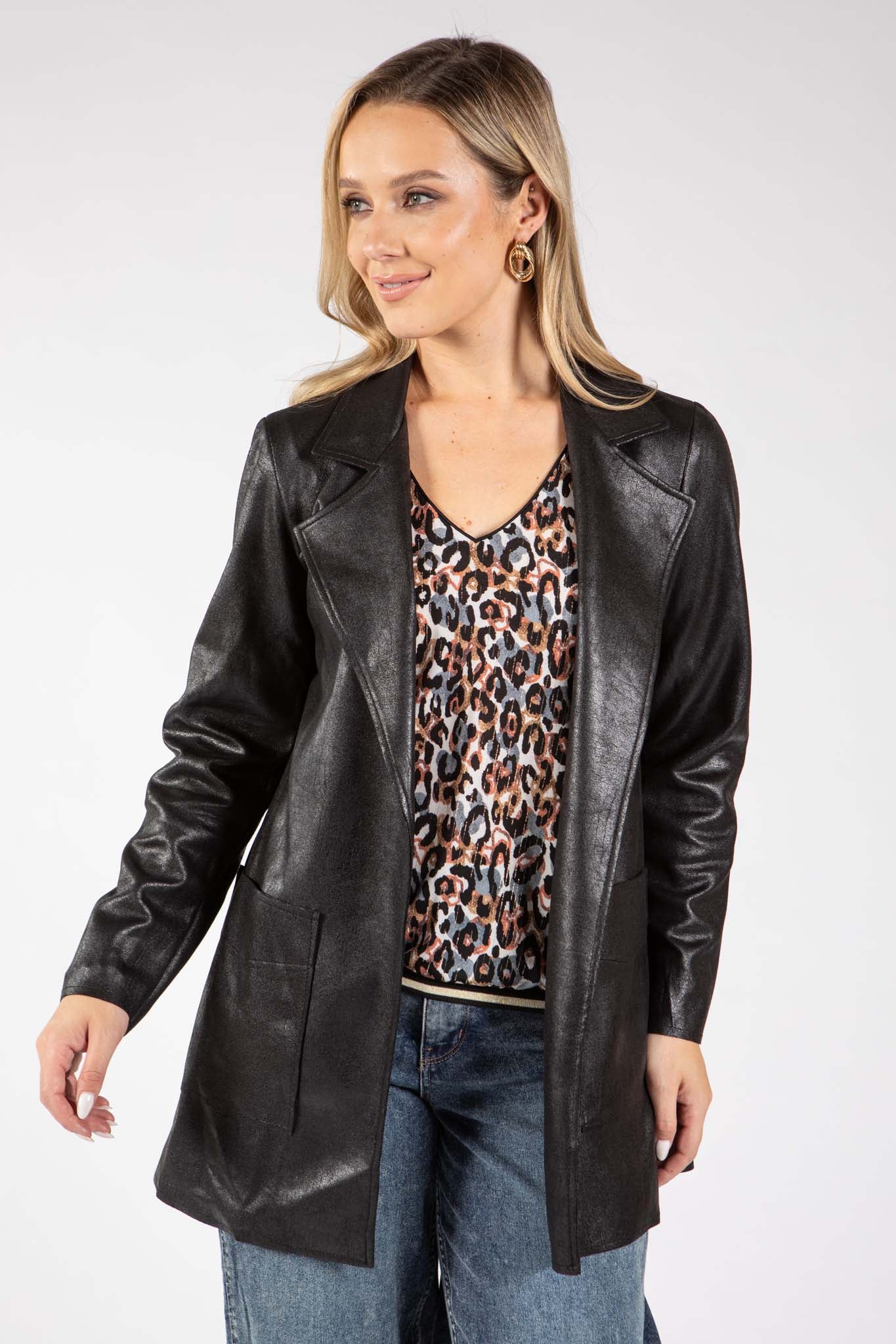 Brooklyn Faux Leather Jacket