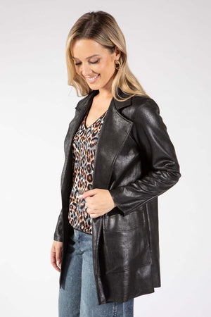 Brooklyn Faux Leather Jacket