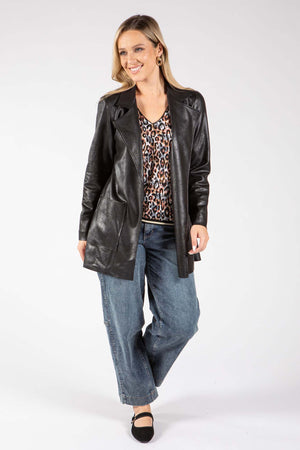 Brooklyn Faux Leather Jacket