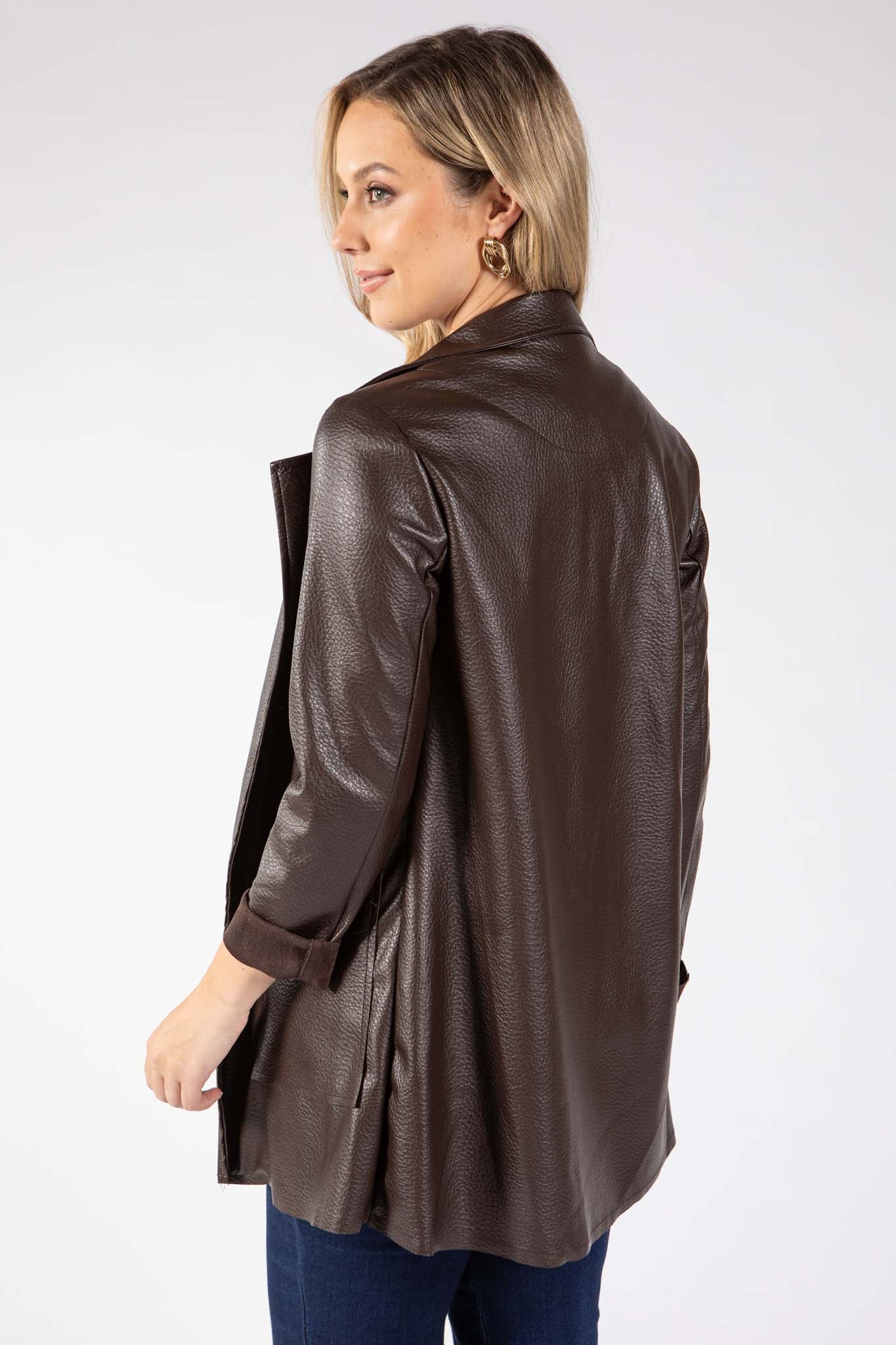 Brooklyn Faux Leather Jacket