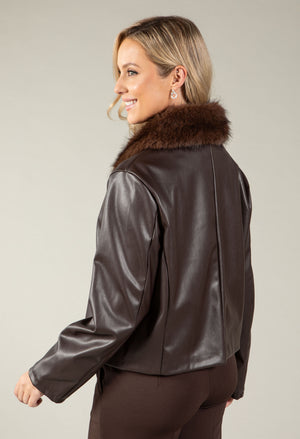 Margot Faux Leather Jacket