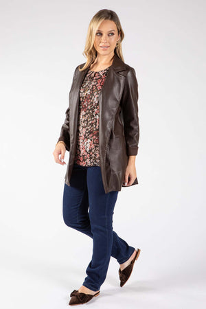 Brooklyn Faux Leather Jacket
