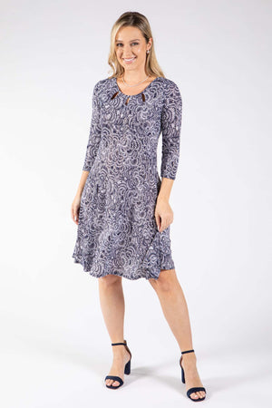 Goutte Abstract Print Dress