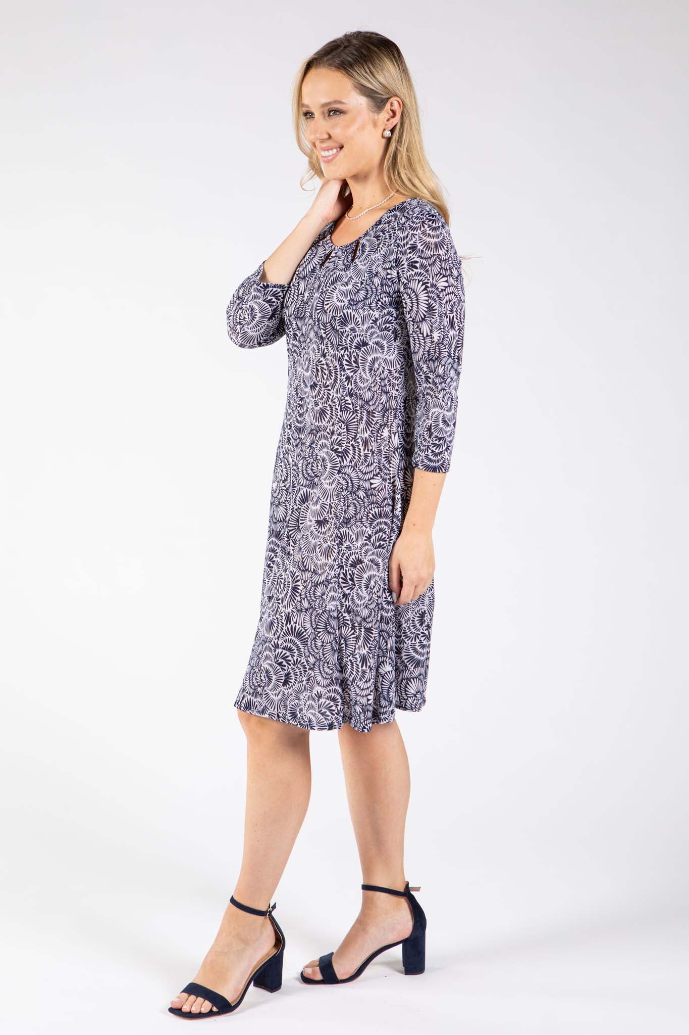 Goutte Abstract Print Dress
