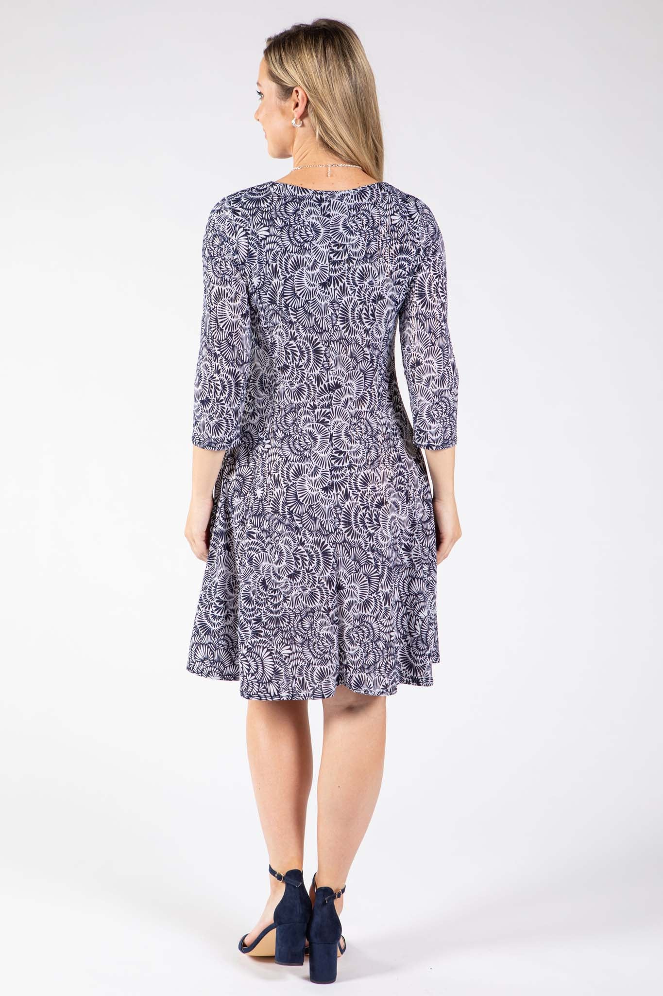 Goutte Abstract Print Dress