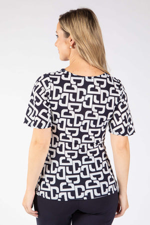 Johann DG Cowl Neck Top