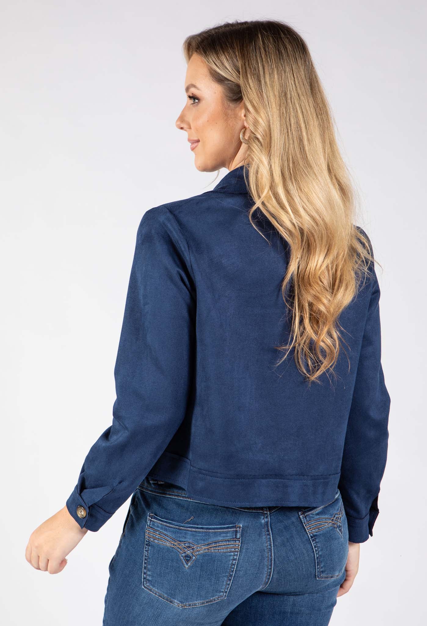 Corner Faux Suede Jacket