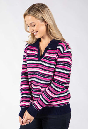 Aspen Striped Knit Jumper
