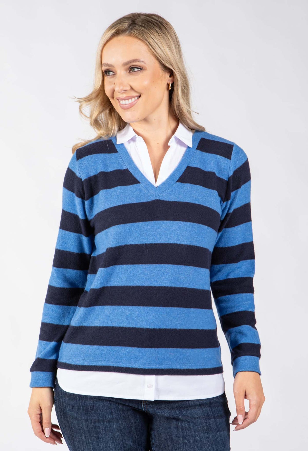 Rayure 2 in 1 Soft Touch Knit