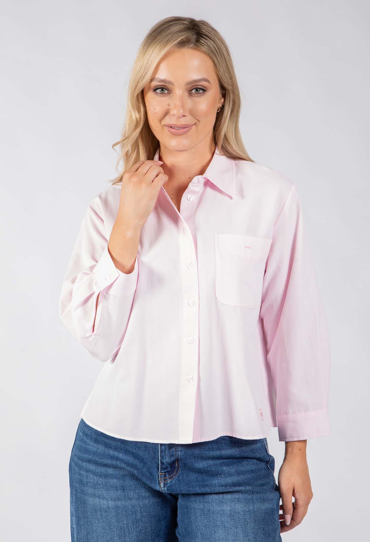 Sally Oxford Boxy Shirt