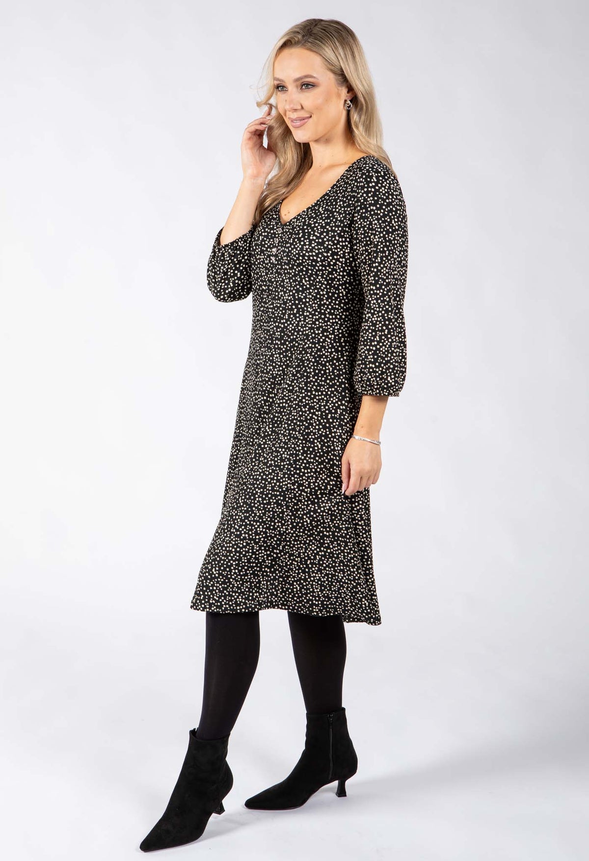 Ranka Polka Dot Short Dress