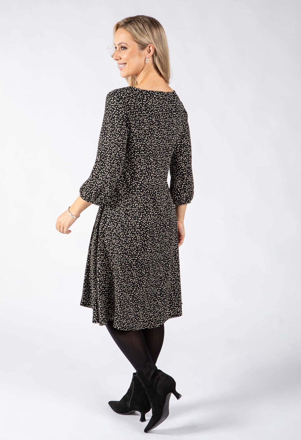 Ranka Polka Dot Short Dress
