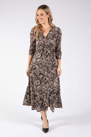 Ritex Faux Wrap Midi Dress