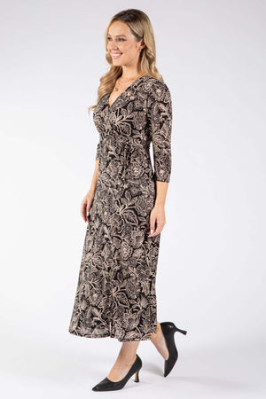 Ritex Faux Wrap Midi Dress