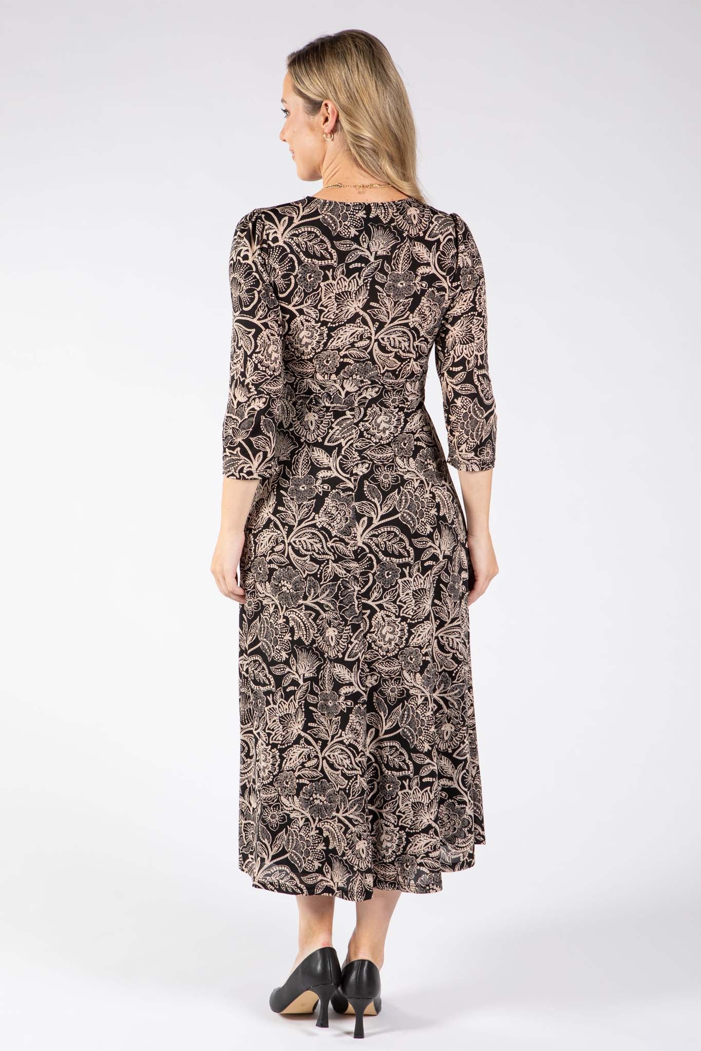 Ritex Faux Wrap Midi Dress