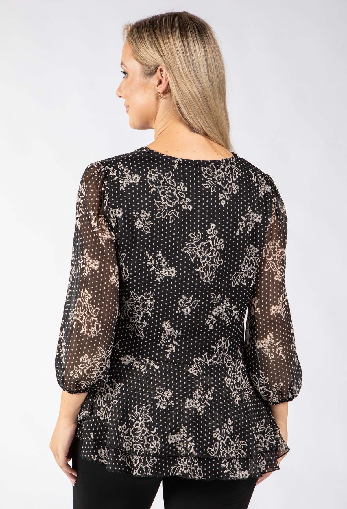 Tripois Peplum Blouse