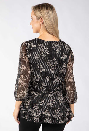 Tripois Peplum Blouse