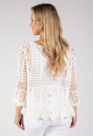 Crochet Knit Top