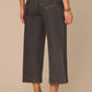 "Ab"solution Cropped Wide Leg Jeans