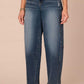 "Ab"solution® Skyrise Relaxed Barrel Leg Jeans