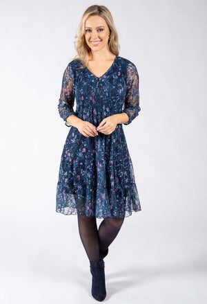 Ravyl Floral Lace Short Dress