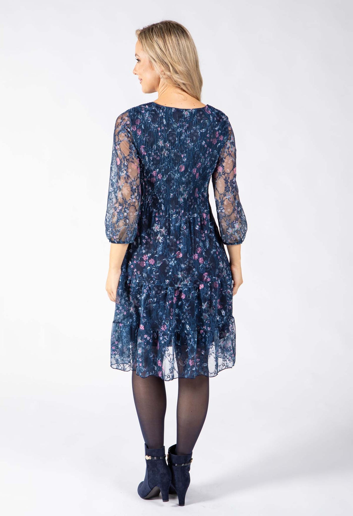 Ravyl Floral Lace Short Dress